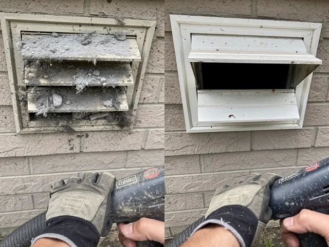 Professional dryer exhaust vent cleaning by Garden City Dryer Vent Cleaning in Garden City