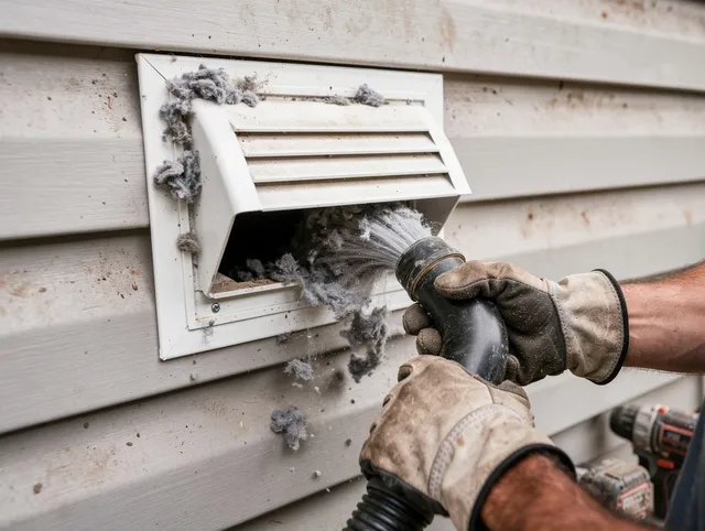 Professional dryer vent cleaning by Garden City Dryer Vent Cleaning in Garden City