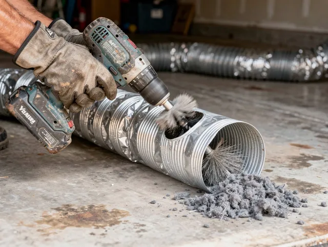 Professional duct cleaning by Garden City Dryer Vent Cleaning in Garden City
